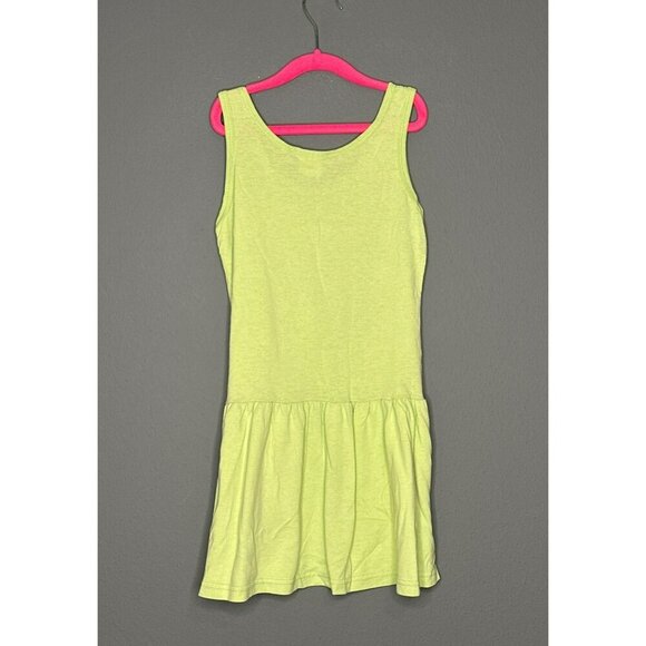 VTG 1990s Ronnie Tags Girls 10 Sleeveless Green Dress Made in USA - Picture 2 of 10